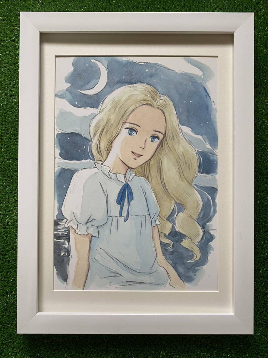 【額装品】ジブリ　思い出のマーニー　ポスター　米林宏昌　宮崎駿　A STUDIO GHIBLI 検)セル画　原画　ポストカード　イラスト