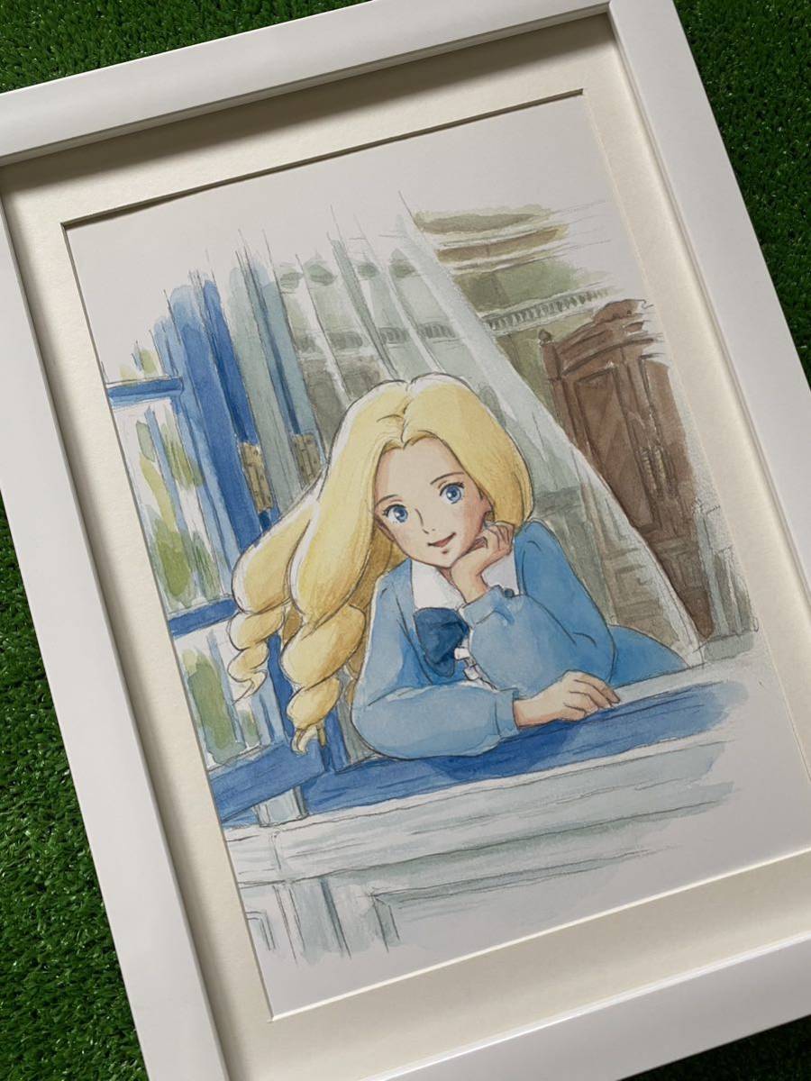 【額装品】ジブリ　思い出のマーニー　ポスター　米林宏昌　宮崎駿　B STUDIO GHIBLI 検)セル画　原画　ポストカード　イラスト_画像2