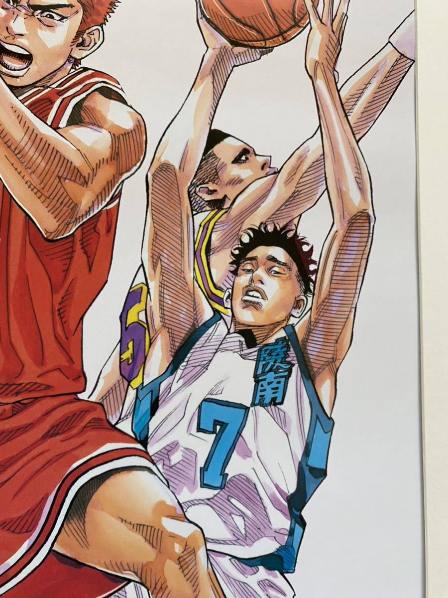 【額装品】スラムダンク　SLAM DUNK 井上雄彦 ポスター大ver J TAKEHIKO INOUE 検)セル画　原画　ポストカード　イラスト_画像4