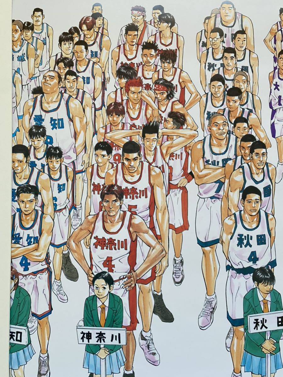 【額装品】スラムダンク　SLAM DUNK 井上雄彦 ポスター大ver L TAKEHIKO INOUE 検)セル画　原画　ポストカード　イラスト