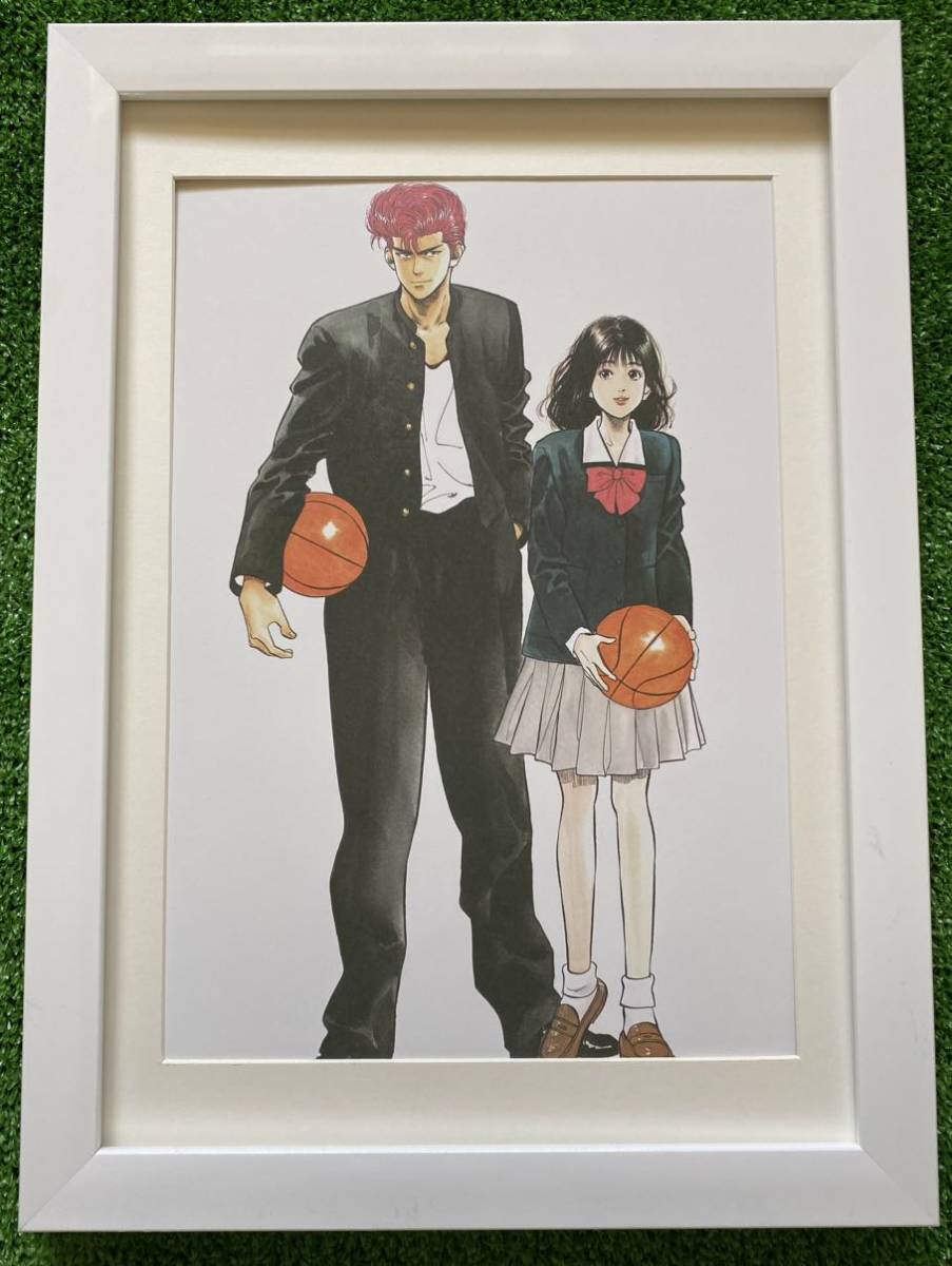 限定セール2023 額装品 スラムダンク SLAM DUNK 井上雄彦 湘北 桜木花道 流川楓 ポスター ポストカード 原画 セル画 イラスト