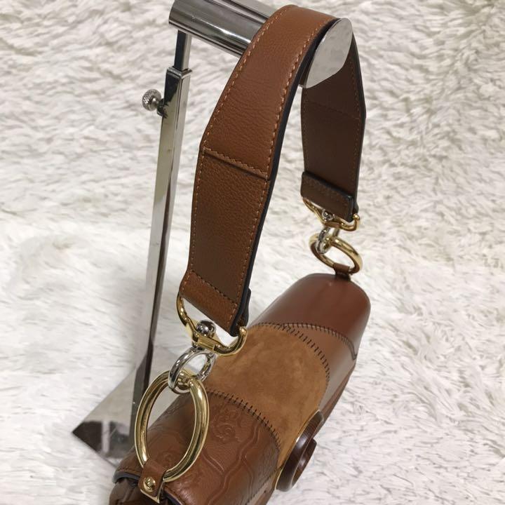 未使用に近い】クロエ ショルダーバッグ 2way C金具 パッチワーク