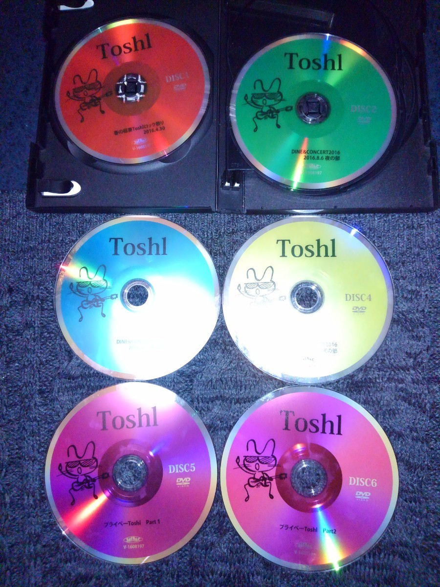 Toshl□6枚組DVD-BOX 春の稲妻ToshIロック祭り 2016 限定□廃盤 X 