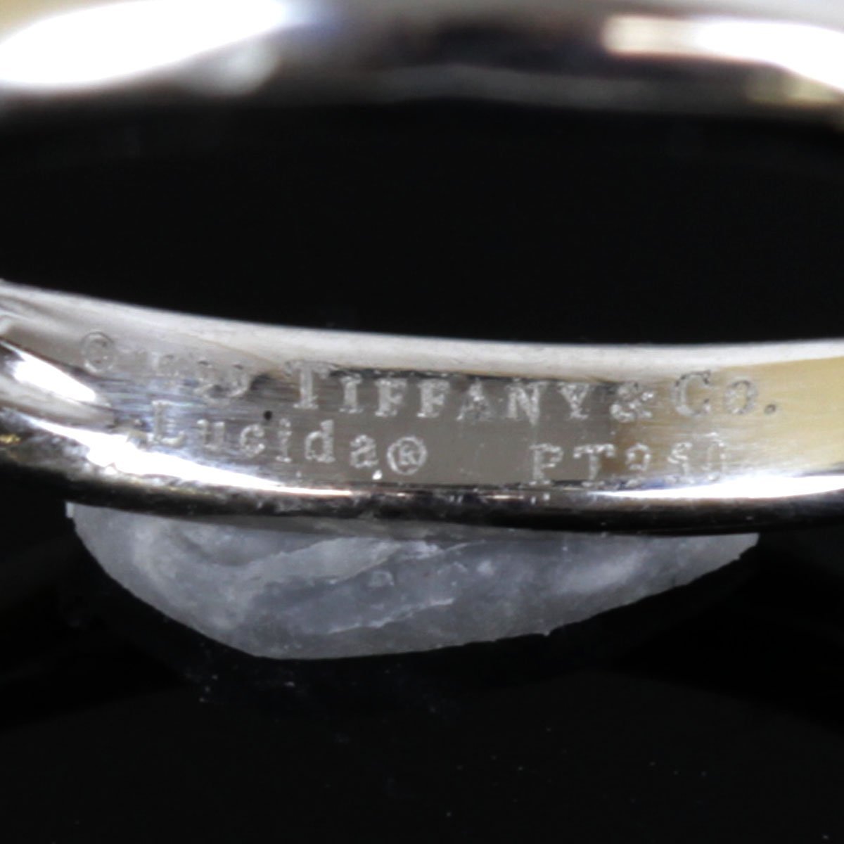 値下げ】 ティファニー TIFFANY&Co. Pt950/ダイヤモンド 美品『USED