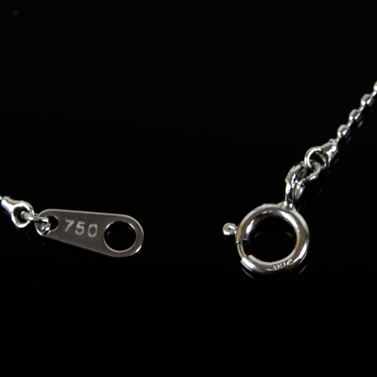 美品『USED』 K18/K18WG /ダイヤモンド ネックレス 1.9g | inmarco.ae