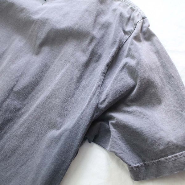 [PT10390] ディーゼル Tシャツ 半袖 クルーネック ロゴ グレー系 M DIESEL / 小型便OK_画像5
