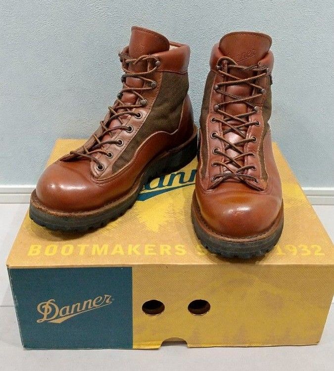 【メンテナンス済】Danner ダナーライトII セダーレインボー 12040X US7.5EE 箱付き