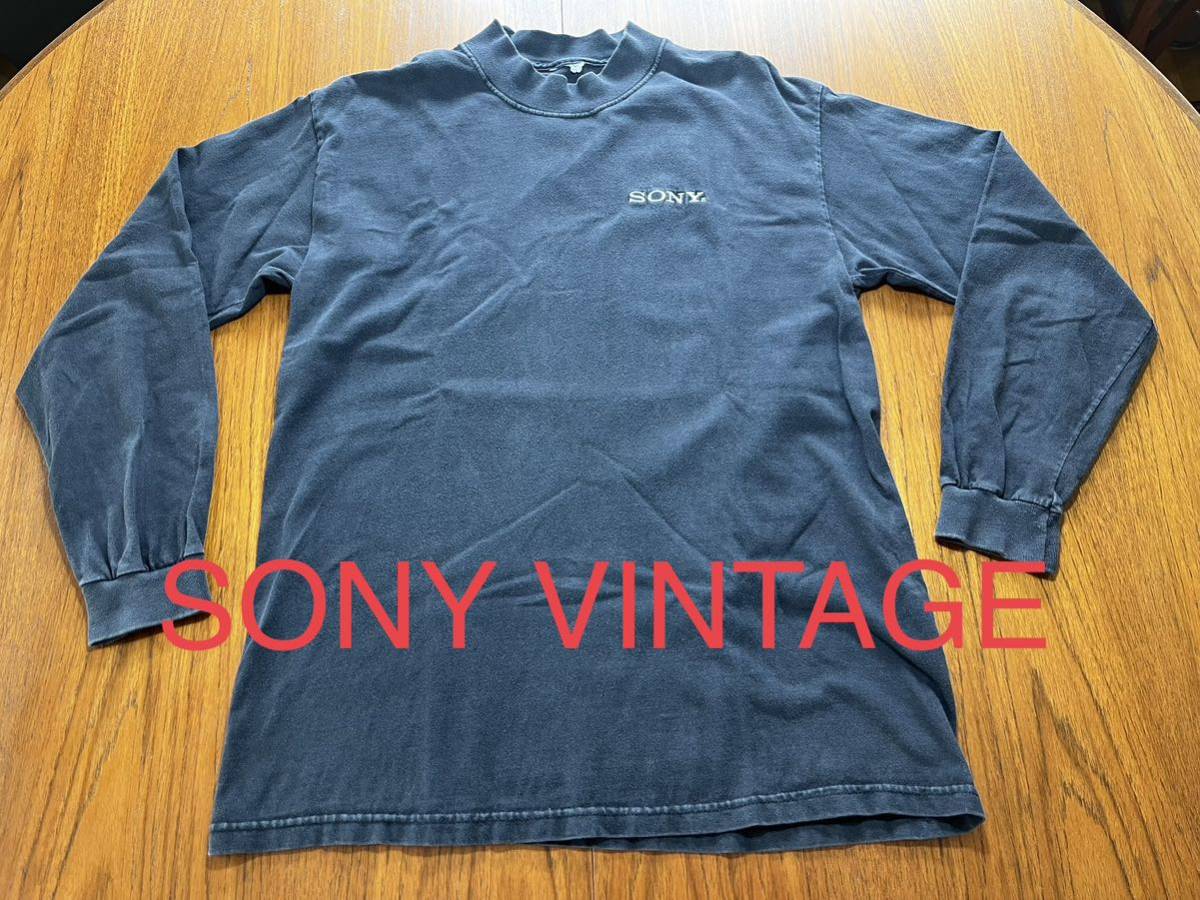 貴重！ SONY 長袖　Tシャツ　ヴィンテージ ソニー　テック企業