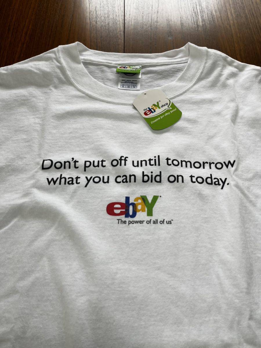 未使用、タグ付！ebay Tシャツ　イーベイ　テック 企業　ヴィンテージ