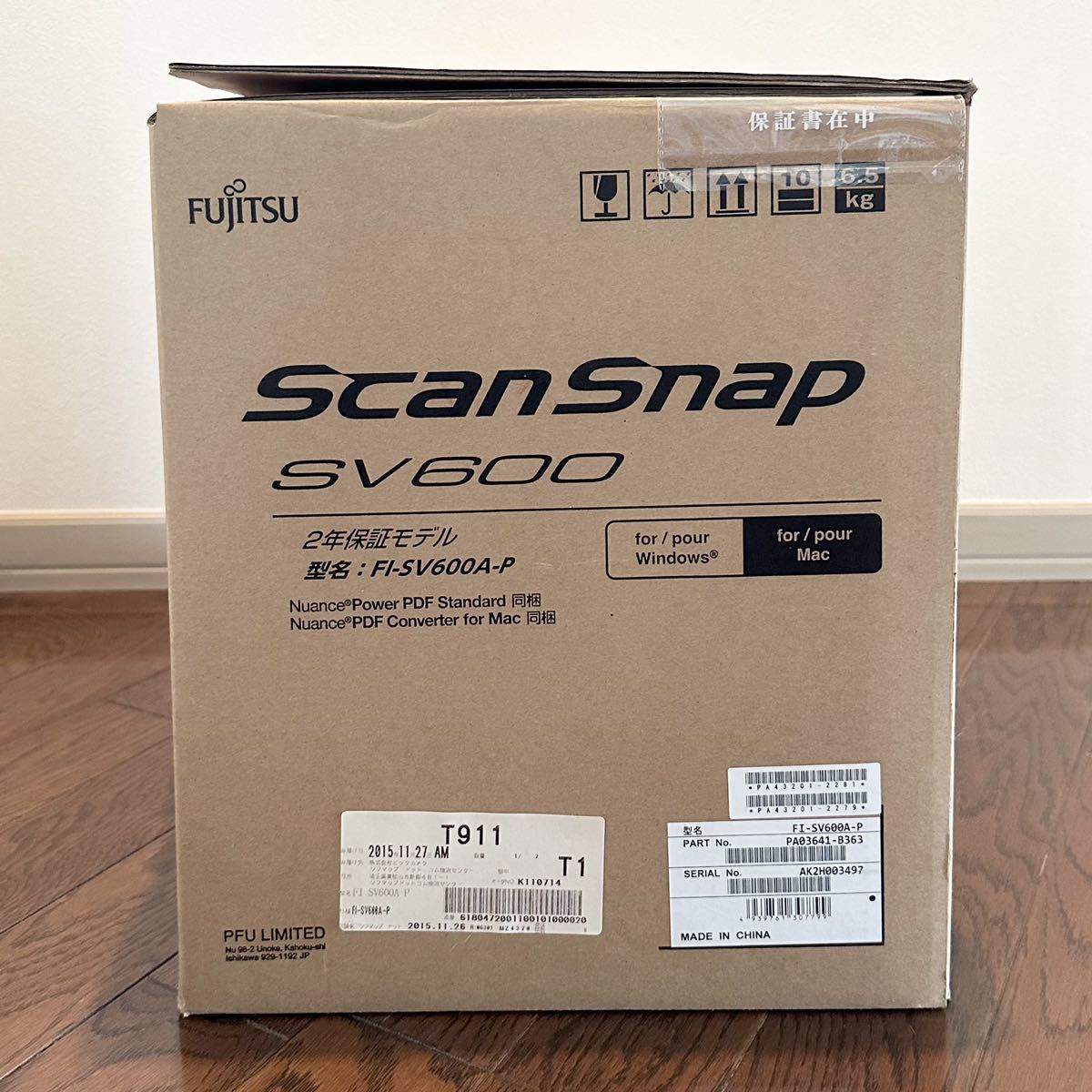 f*# FUJITSU сканер документов ScanSnap SV600 скан зажим Fujitsu электризация ok