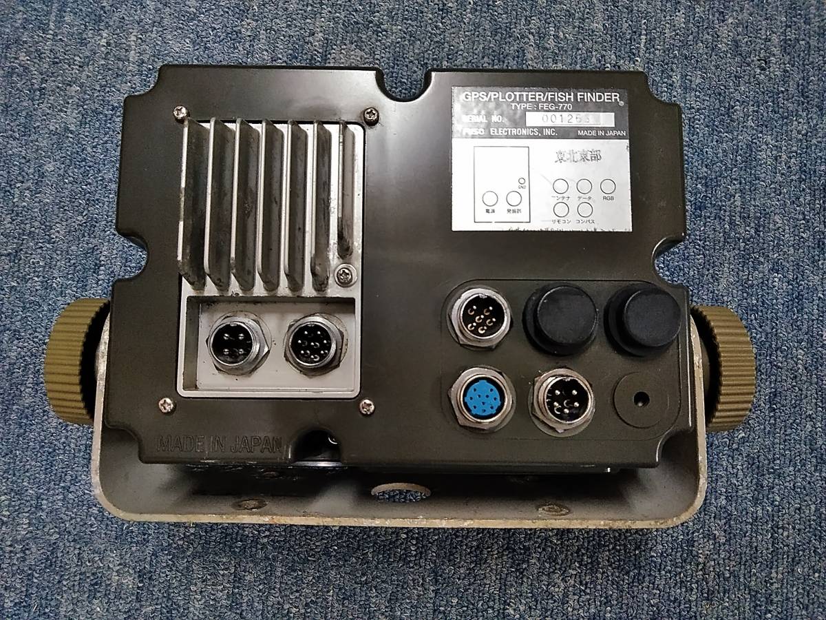 10☆品 FUSO FEG-770 GPS 魚探 ☆ 10☆品 FUSO FEG-770 GPS 魚探 ☆