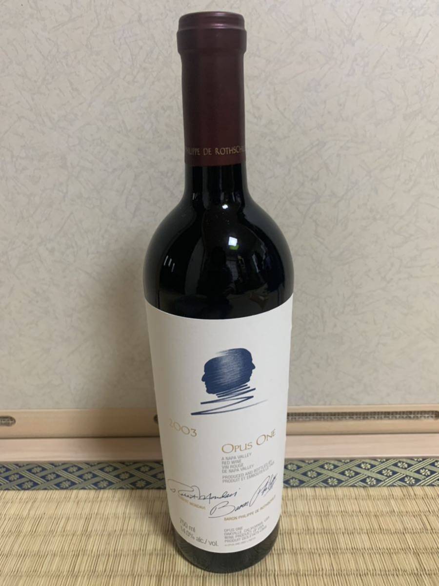 未開栓】OPUS ONE オーパスワン 2003 赤 ワイン 750ml 14% www.mooz.re