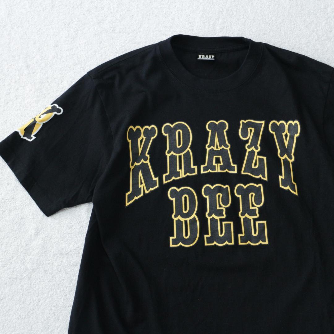 美品 KRAZY BEE クレイジービー 山本 KID Tシャツ ロゴ ブラック