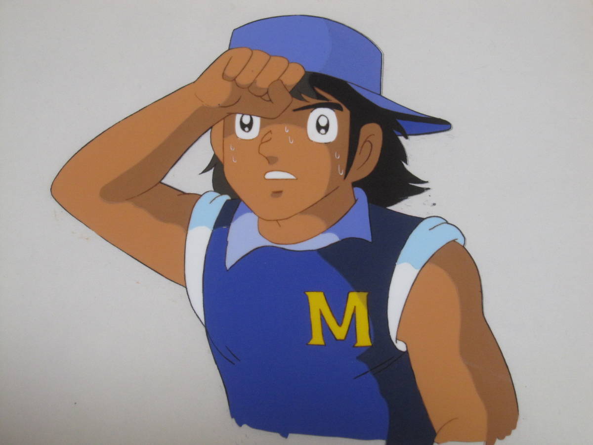  Captain Tsubasa cell picture Hyuga city small next . autograph animation attaching 