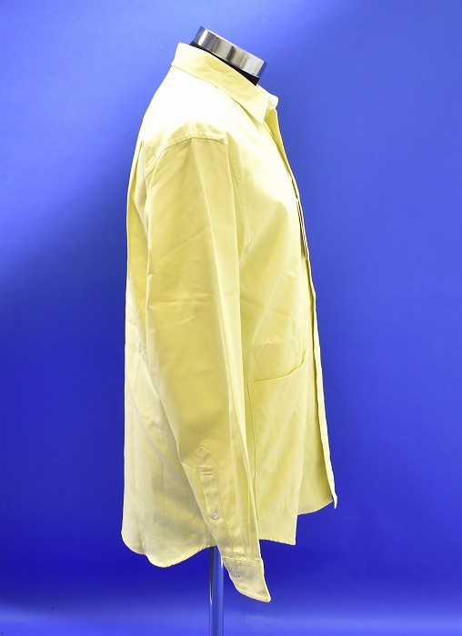 BLUFCAMP （ブルーフキャンプ） Dyed Oxford Shirt ダイ オックスフォード 長袖シャツ L/S エンブロイ 刺繍 LOGOロゴ yellow L アウトドア_画像4