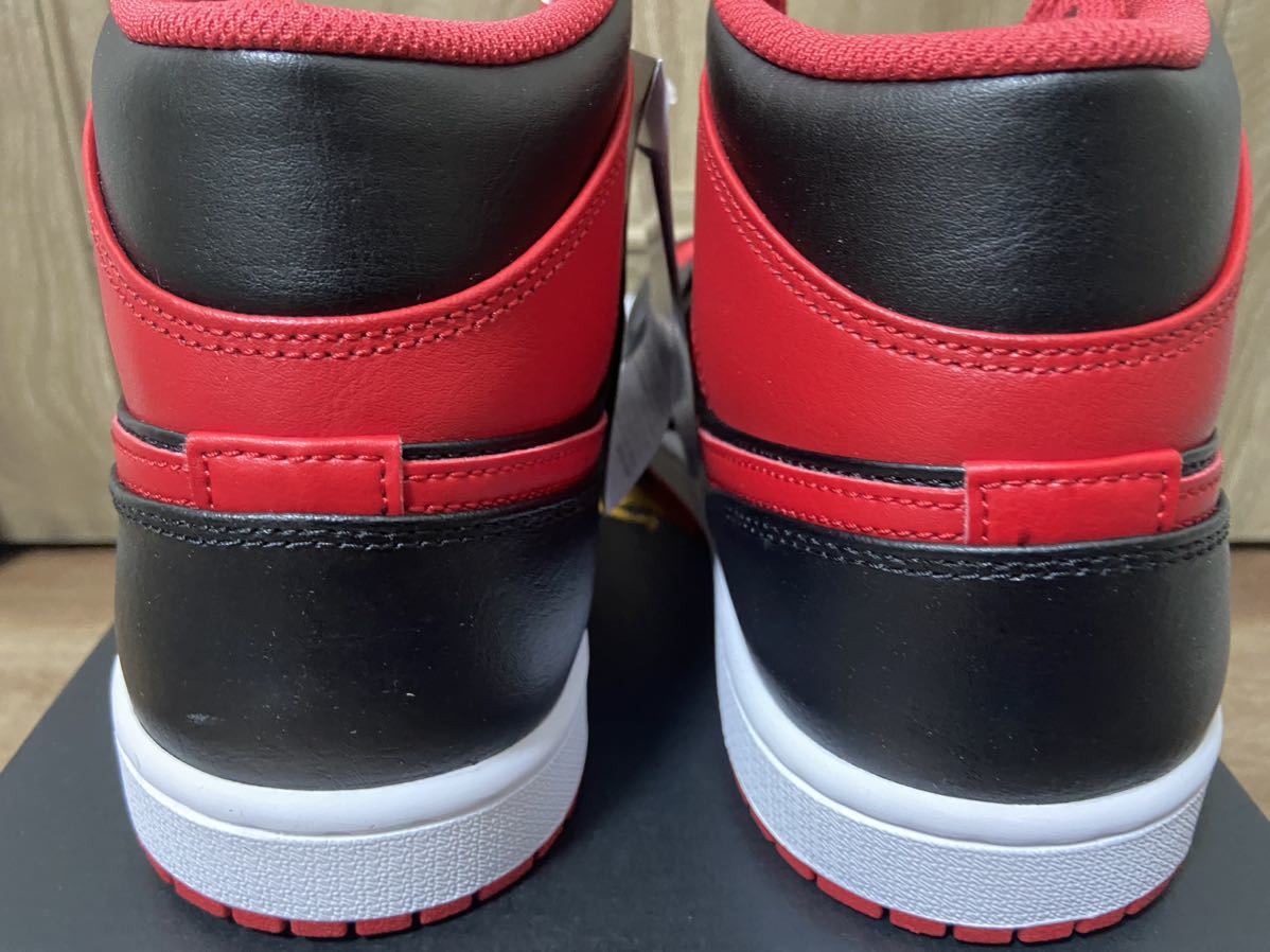 即決28cm NIKE AIR JORDAN1 Mid Bred Toeナイキ エアジョーダン1 即決28cm NIKE AIR JORDAN1 Mid Bred Toeナイキ エアジョーダン1