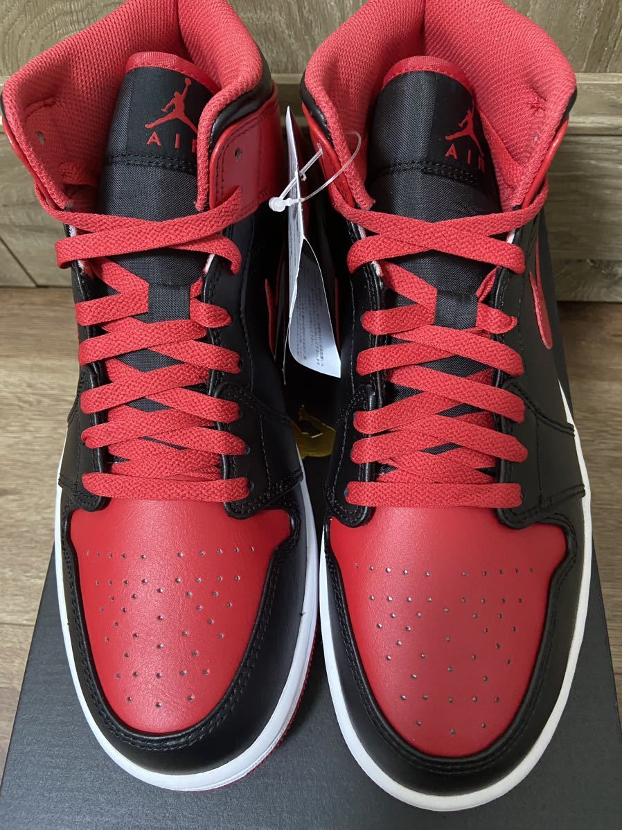 即決28cm NIKE AIR JORDAN1 Mid Bred Toeナイキ エアジョーダン1 即決28cm NIKE AIR JORDAN1 Mid Bred Toeナイキ エアジョーダン1