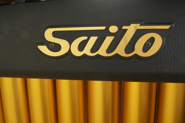 SAITO サイトウ コンサート マリンバ 4-1/2オクターブ 54鍵 C28-F81 低音部2連共鳴管・短管着脱式 フックゴム全交換済み 美品の画像9