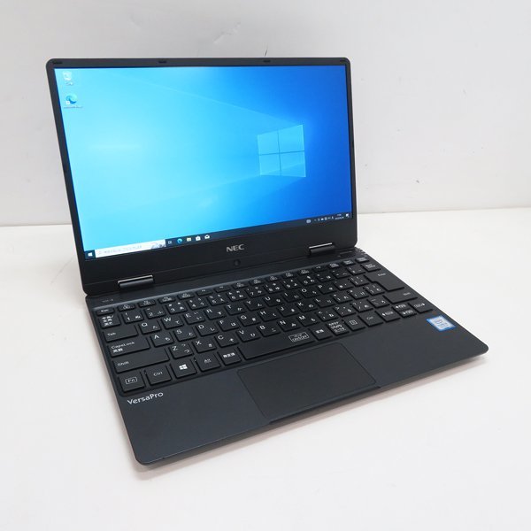 〇NEC VersaPro VKT13H-4【第8世代 Core i5  8200Y/4GB/SSD256GB/Win10Pro-64bit/webカメラ/無線LAN/フルHD/AC付き】