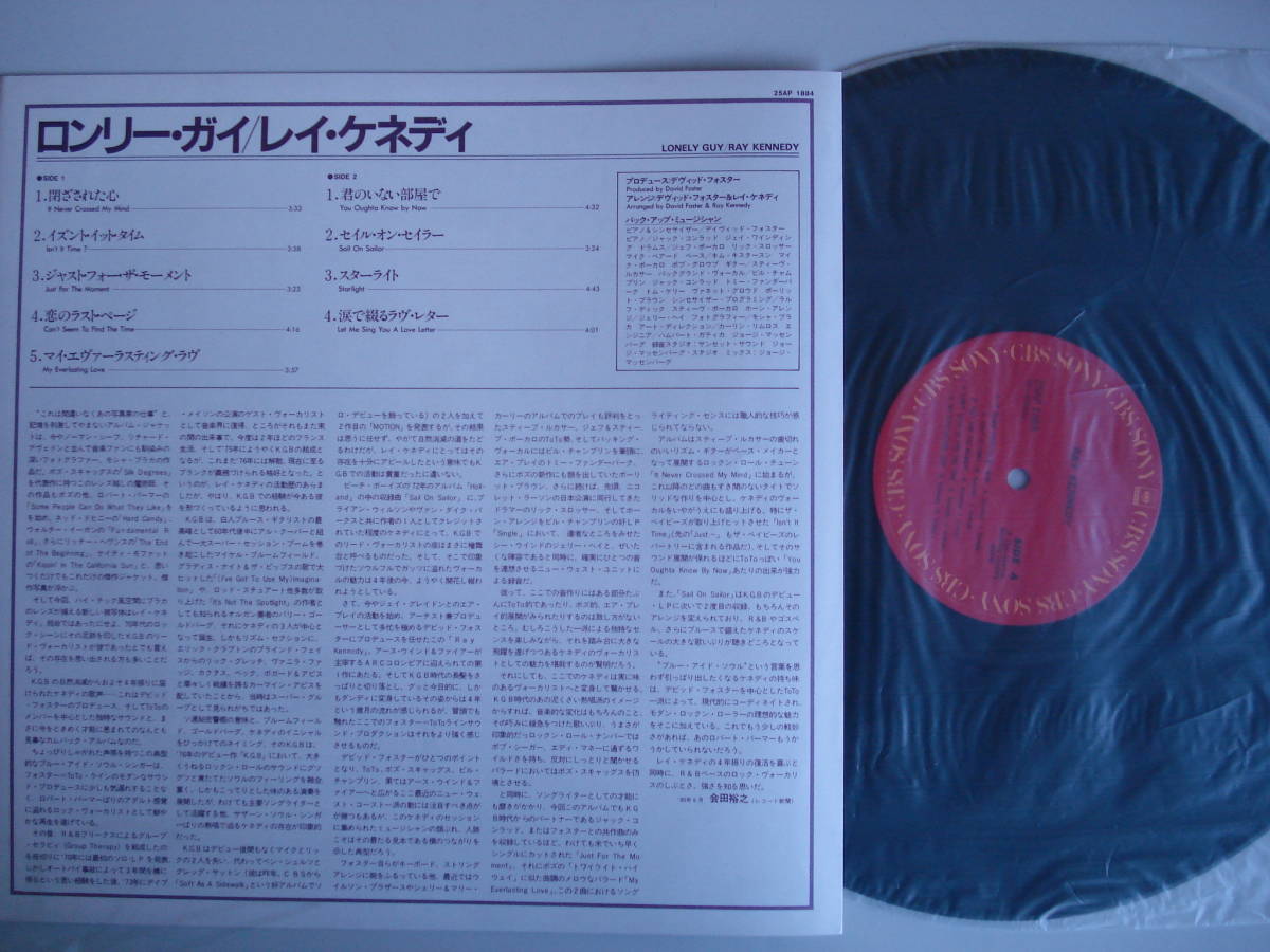 【F18】 RAY KENNEDY　LONELY GUY LPレコード_画像3