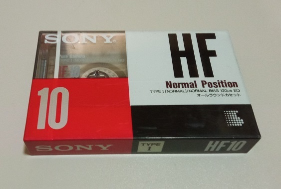 未使用 カセットテープ SONY ソニー　HF　10 TYPE1 NORMAL 10分_画像1