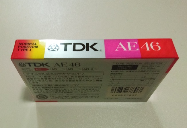 未使用 カセットテープ TDK AE 46 TYPE1 NORMAL 46分_画像2