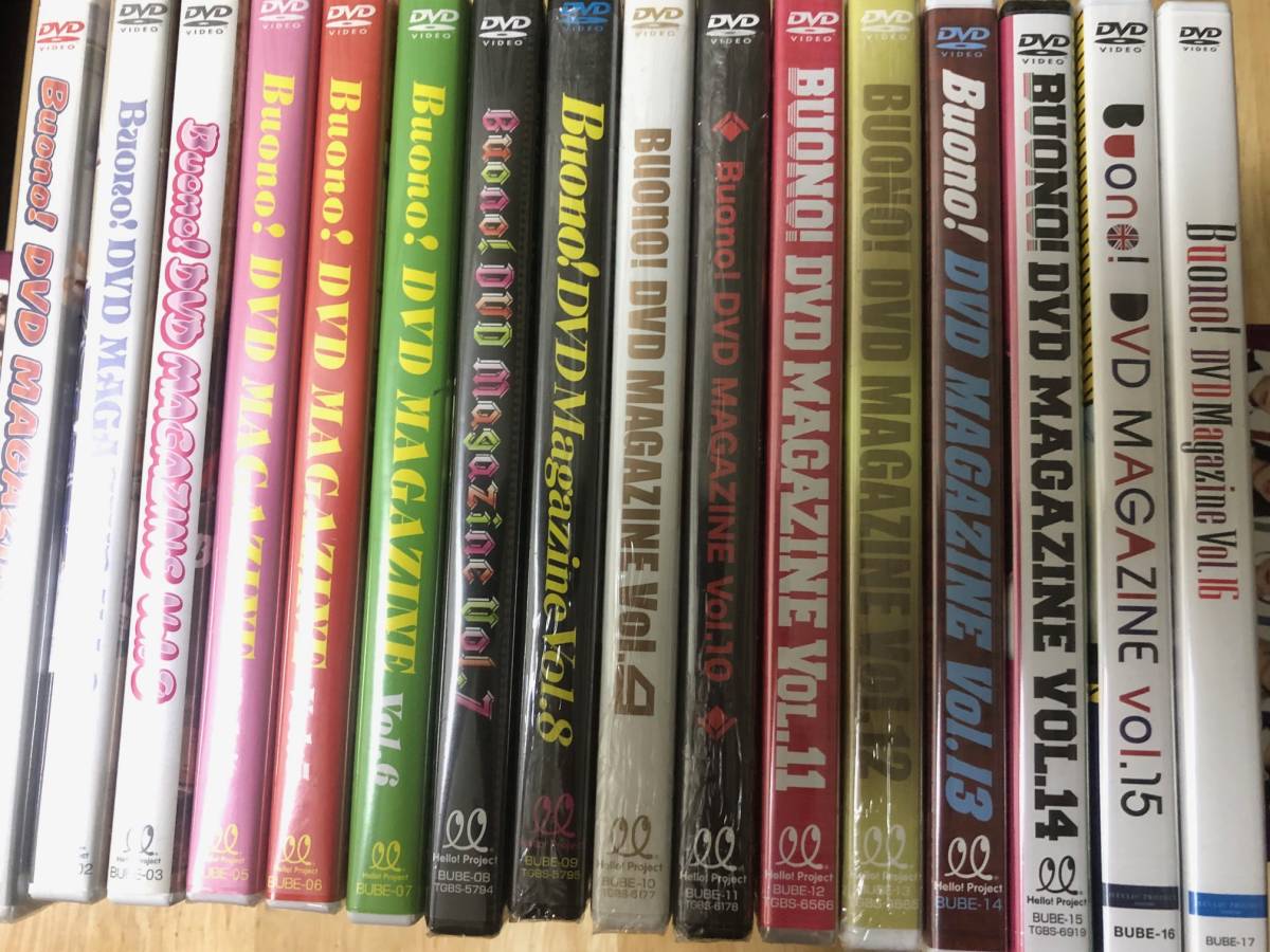 Buono! DVD Magazine DVDマガジン Vol.1~16 全巻セット 鈴木愛理 夏焼