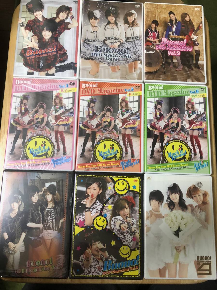 Buono! DVD Magazine DVDマガジン Vol.1~16 全巻セット 鈴木愛理 夏焼