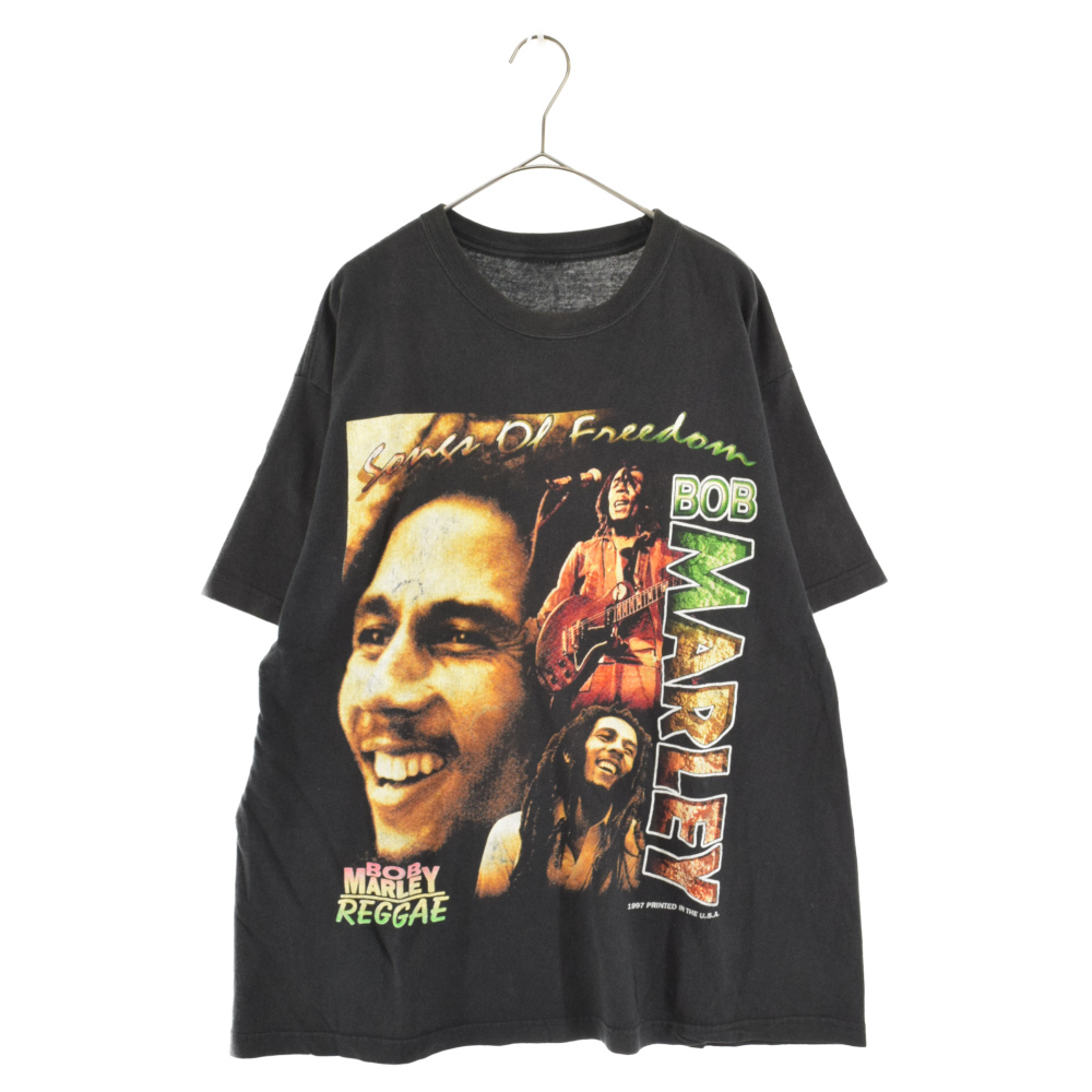 ヴィンテージ 90s BOB MARLEY WHO THE CAP FIT ボブマーリー Tシャツ ブラック