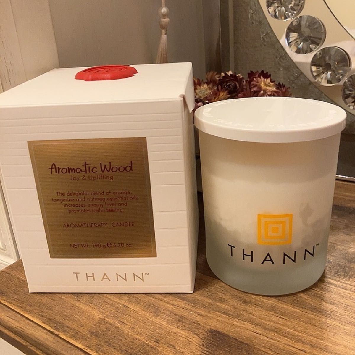 THANN タン アロマティックキャンドル AW アロマティックウッド