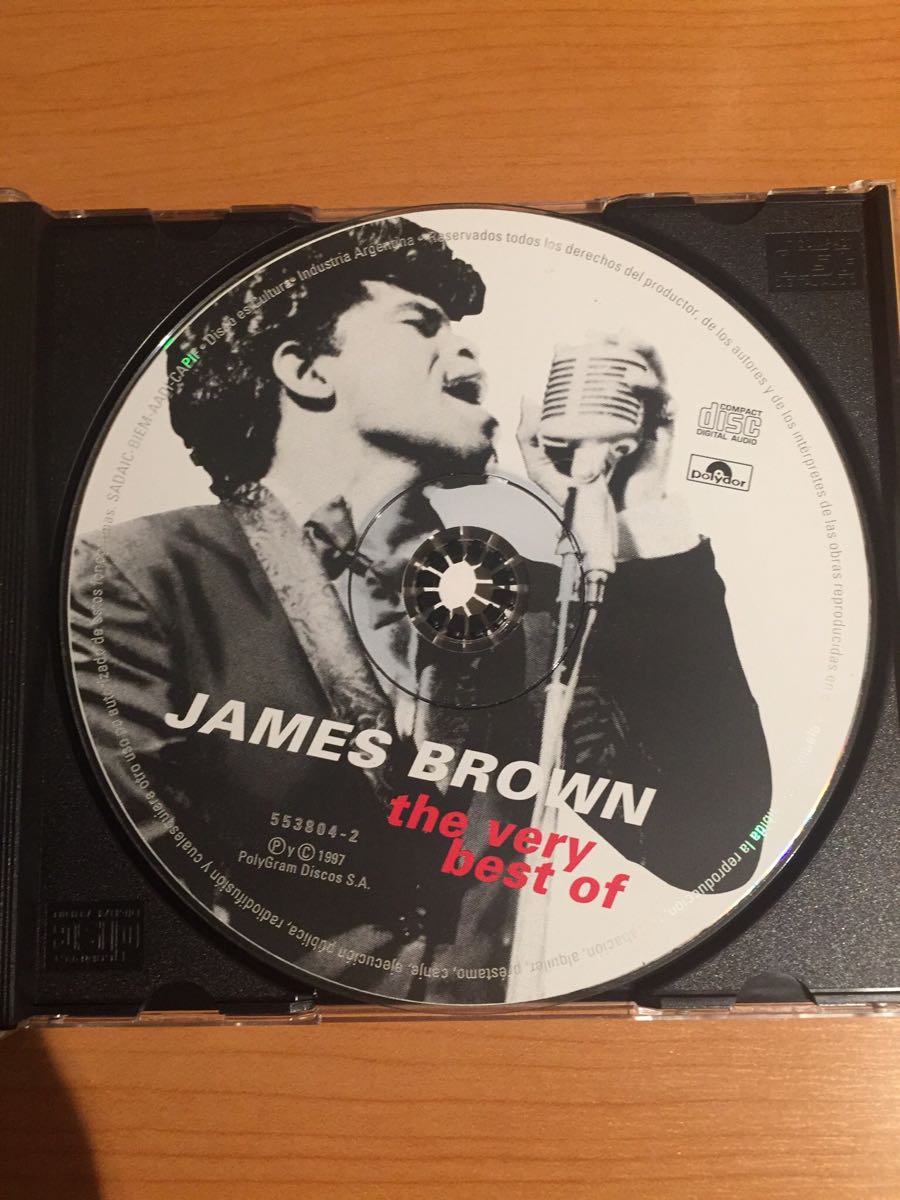 ジェイムス・ブラウン ベリー・ベスト・オブ 米国盤【国内盤帯付き】CD