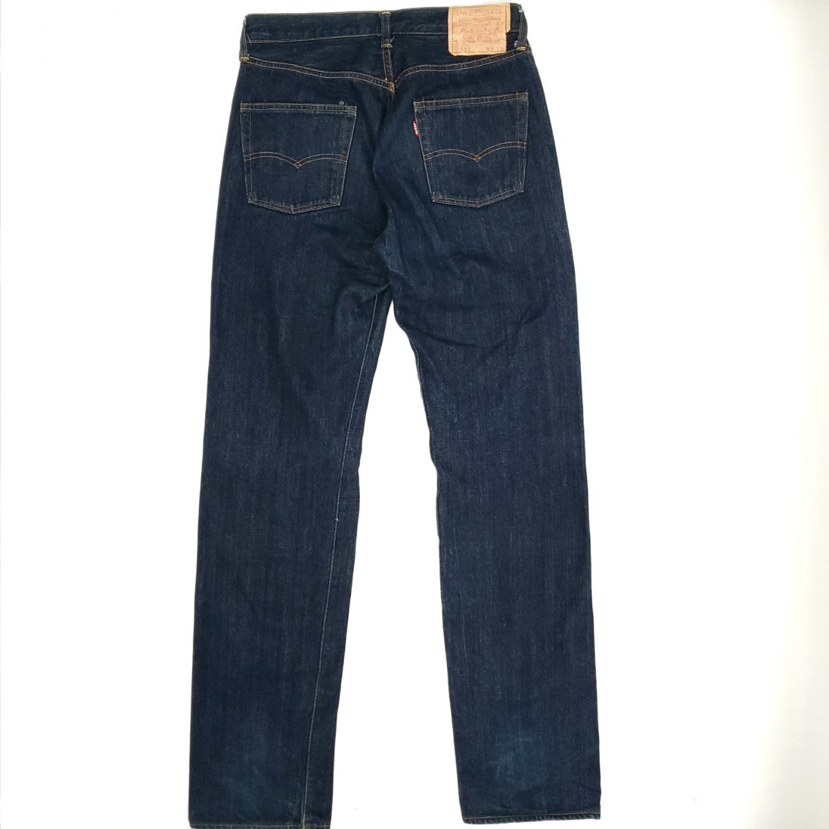 良サイズ濃紺◆Levi's 66501◆W31日本製ビンテージ復刻ジーンズ501XXビッグEリーバイス赤耳BIGEメンズデニムレプリカLVCダブルネーム 627