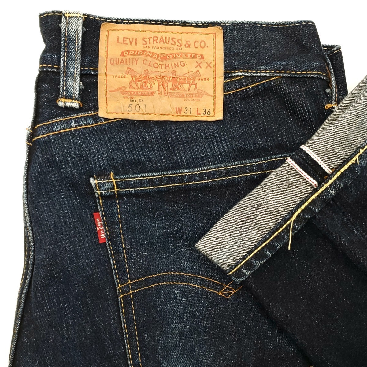 贅沢屋の ローライズ加工◇Levi's 66501◇W31日本製ビンテージ復刻