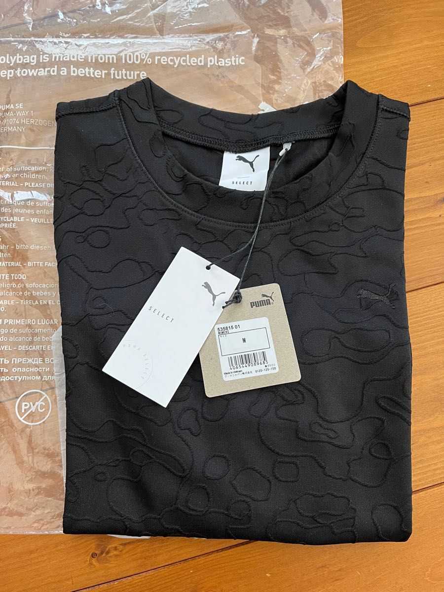 PUMA プーマ ウィメンズ インランド クロップド タイト 長袖 Tシャツ　ブラック　Mサイズ 新品未使用