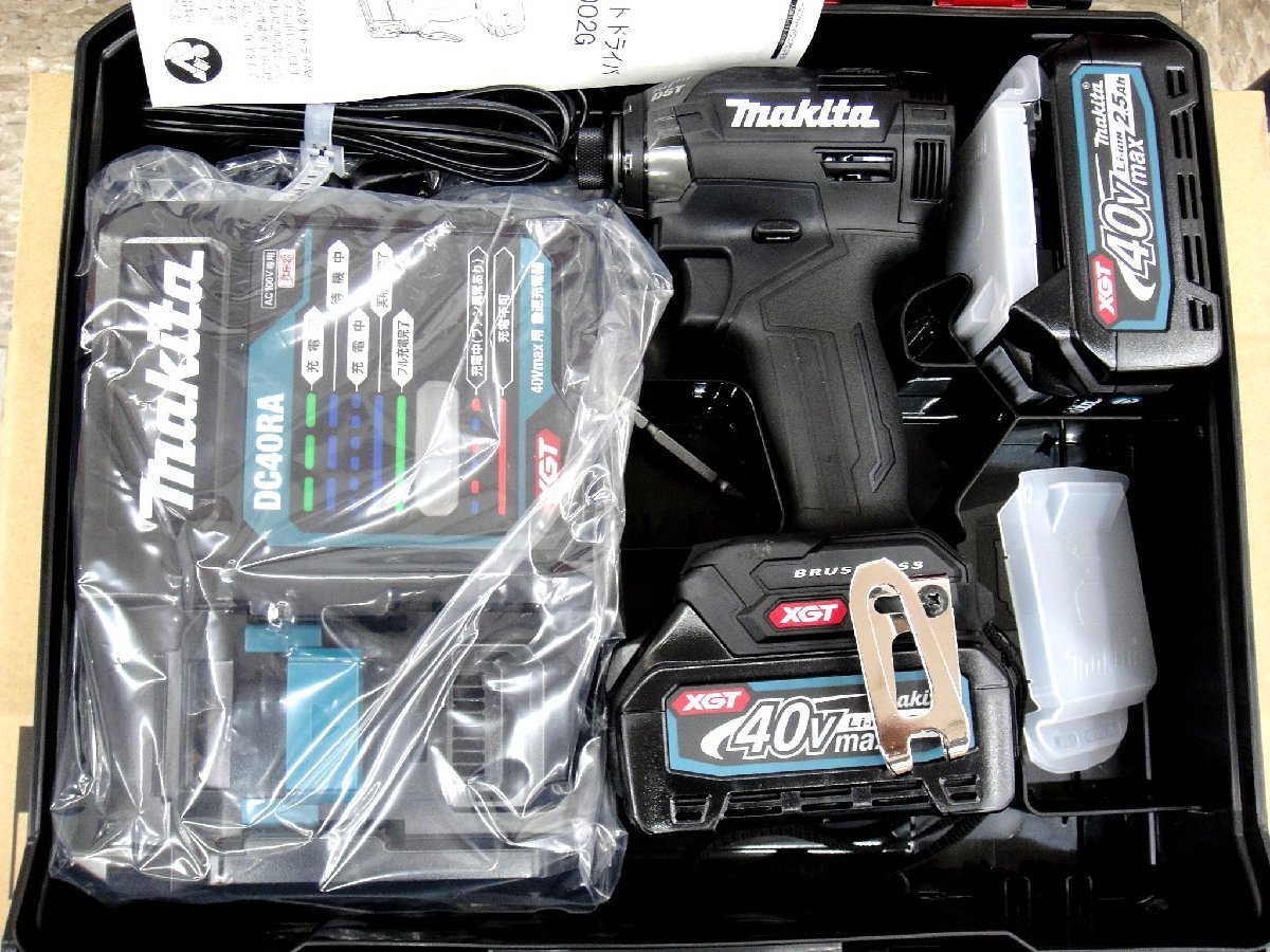 ③新品 未使用 makita マキタ TD002GRDXB ブラック 黒 40V 充電式