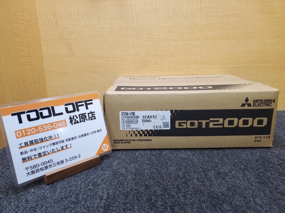 013♪未使用品♪三菱電機 MITSUBISHI 表示器 GOTシリーズ GT2508-VTBD