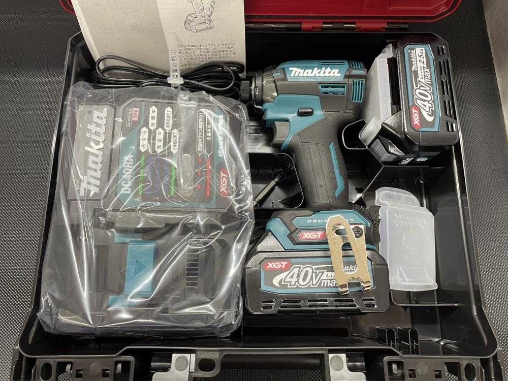 012◇未使用品◇マキタ 40Vmax充電式インパクトドライバ TD002GRDX www