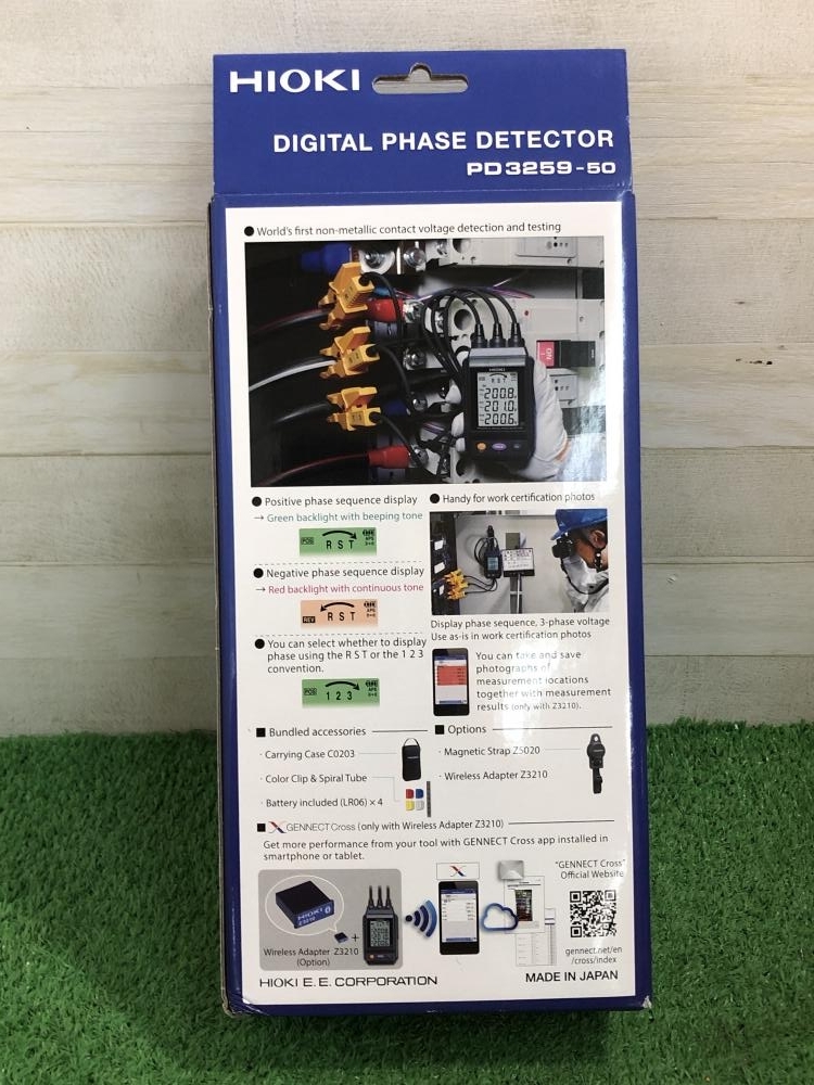 015○未使用品・即決価格○HIOKI 日置 電圧計付検相器 PD3259-50