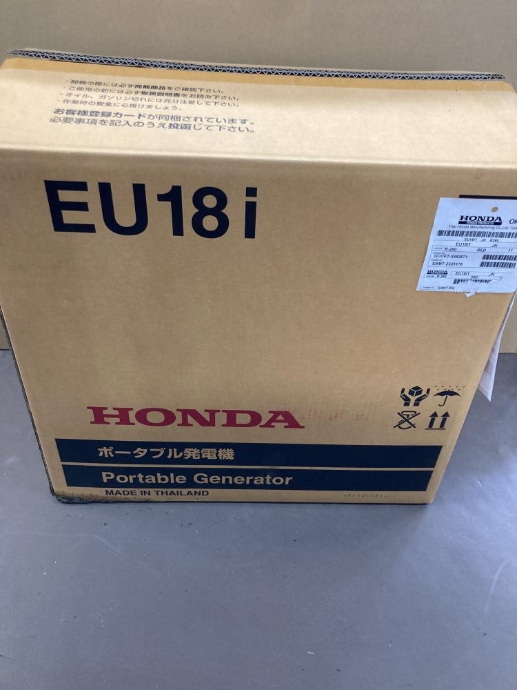 007◇未使用品◇HONDA インバータ発電機 開封確認済み EU18i | www