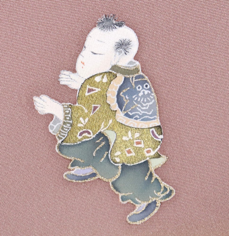  single . color tomesode visit wear silk small legume color Tang .M size ki27949 beautiful goods summer kimono lady's silk 6 month 9 month 10 month season free shipping 