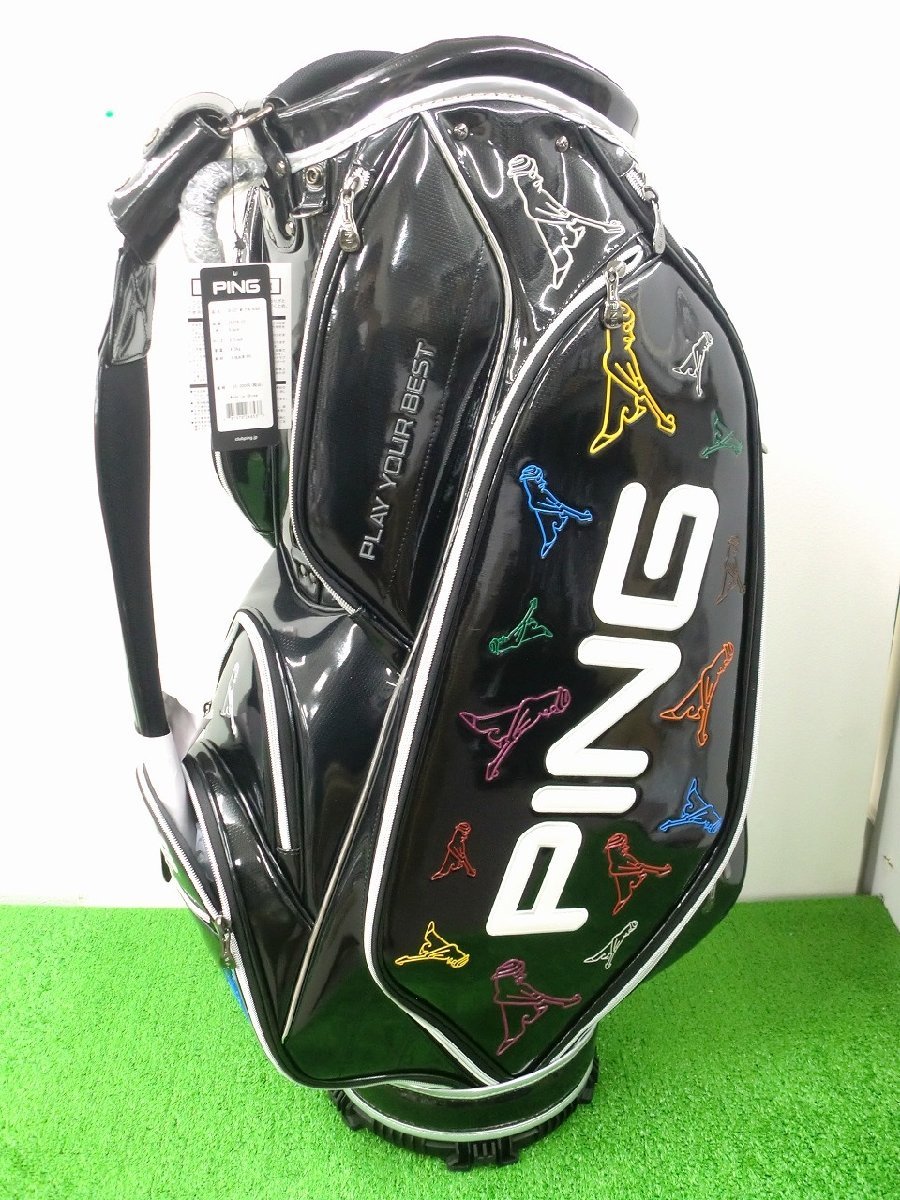 訳あり PING キャディバッグ CB-C221 Mr.PING 36239-02 ブラック