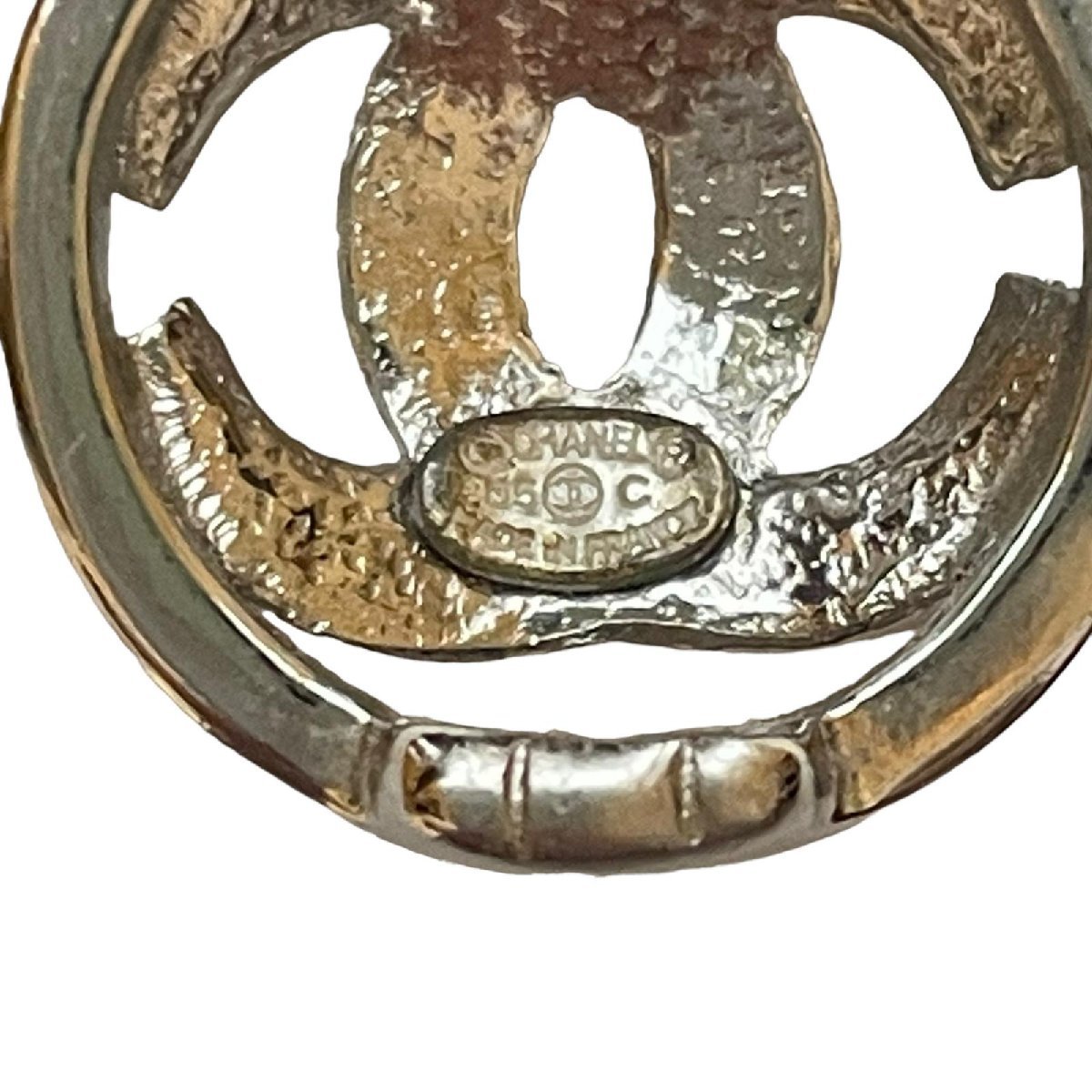CHANEL シャネル シャネル イヤリング 05年製 小判プレート ココマーク
