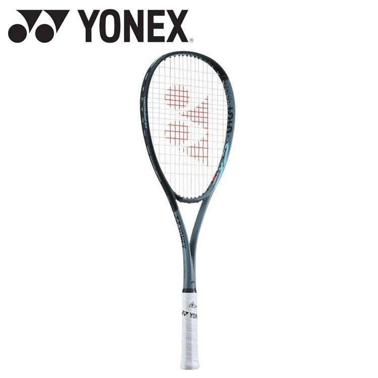 【YONEX　VR5S(244) UXL0】 YONEX(ヨネックス)　ボルトレイジ5S グレー／ブラック UXL0 ソフトテニスラケット 新品未使用  ケース付