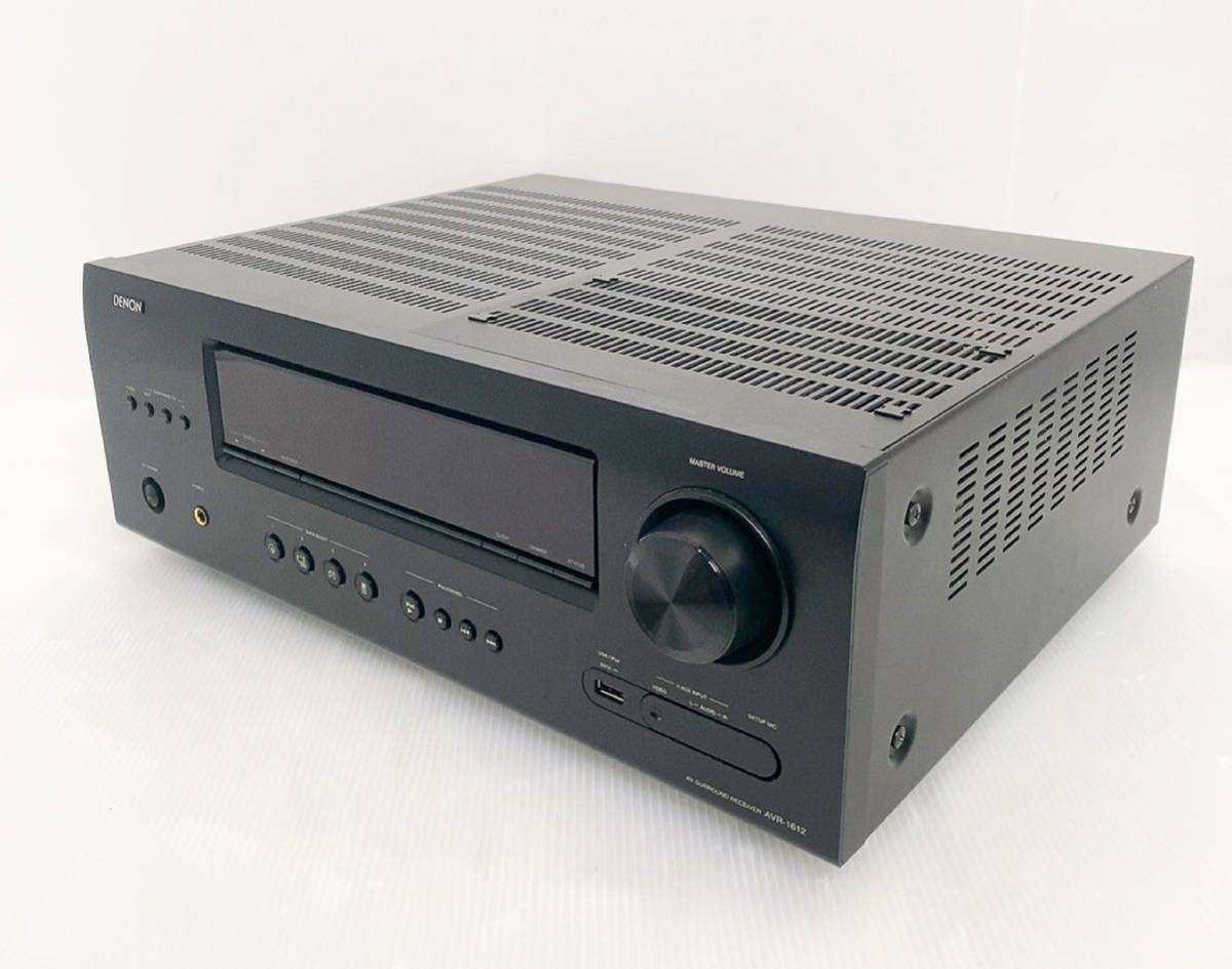 Denon AVサラウンドレシーバー 5.1ch ブラック AVR-1612-K アンプ