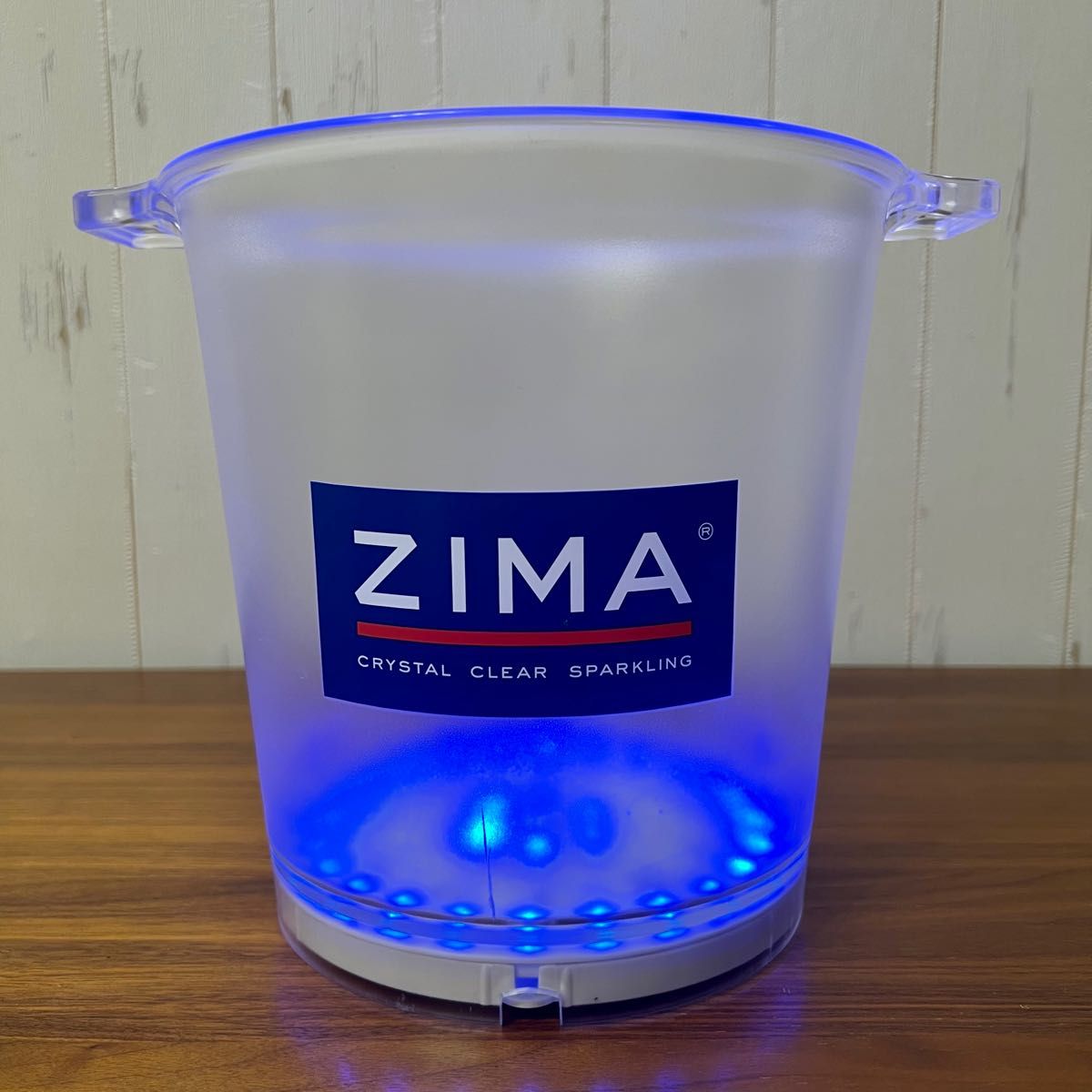 新品未使用　ZIMA　LEDアイスバケツ　LED バケツ LEDアイスクーラー ジーマ　LEDバケツ　アイスバケツ　アイスクーラー