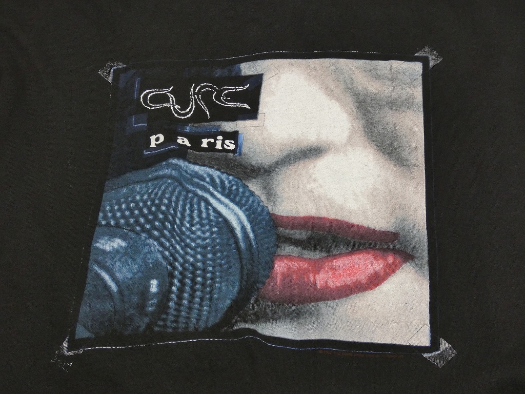 DEAD STOCK デッド ? USA製 90s ビンテージ The Cure アルバム Paris 1993 コピーライト バンド ツアー ロック Tシャツ バンT XL位 80s_画像6