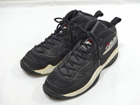 レア 90s 00s ビンテージ FILA フィラ バスケット バスケットボール シューズ バッシュ 9 1/2 グラントヒル HIPHOP ヒップホップ_画像1