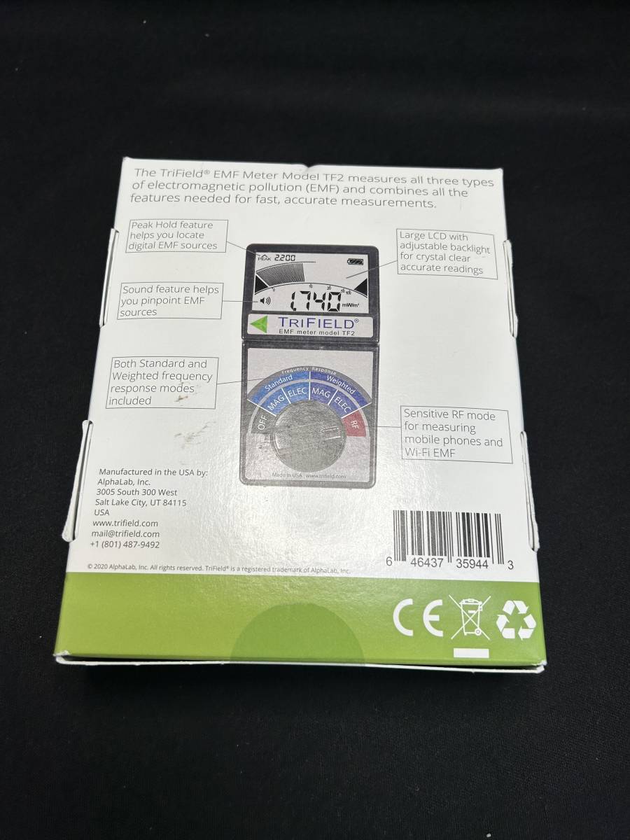 未開封品 TRIFIELD EMF METER MODEL TF2 電磁波測定器 ①