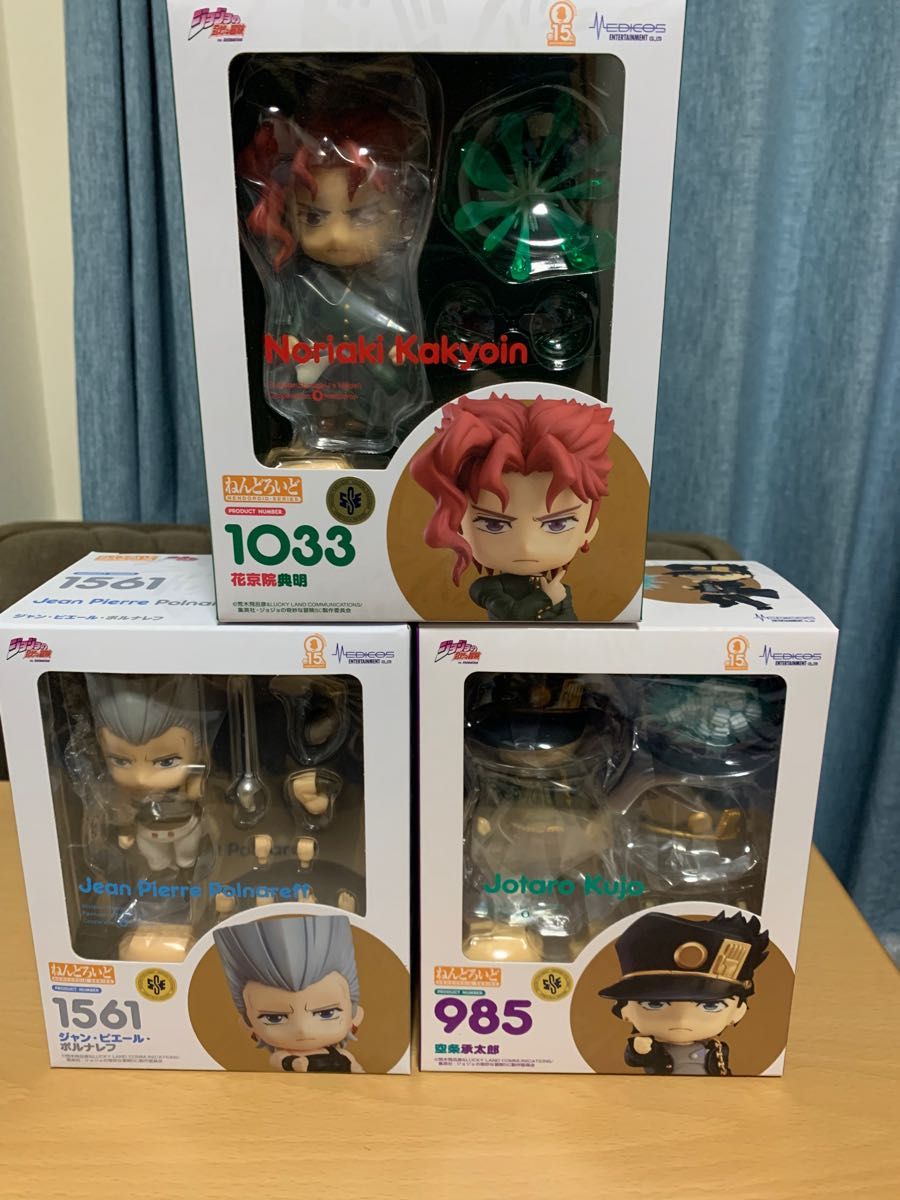 ねんどろいど ジョジョの奇妙な冒険 空条承太郎 花京院典明 ジャン・ピエール・ポルナレフ セット