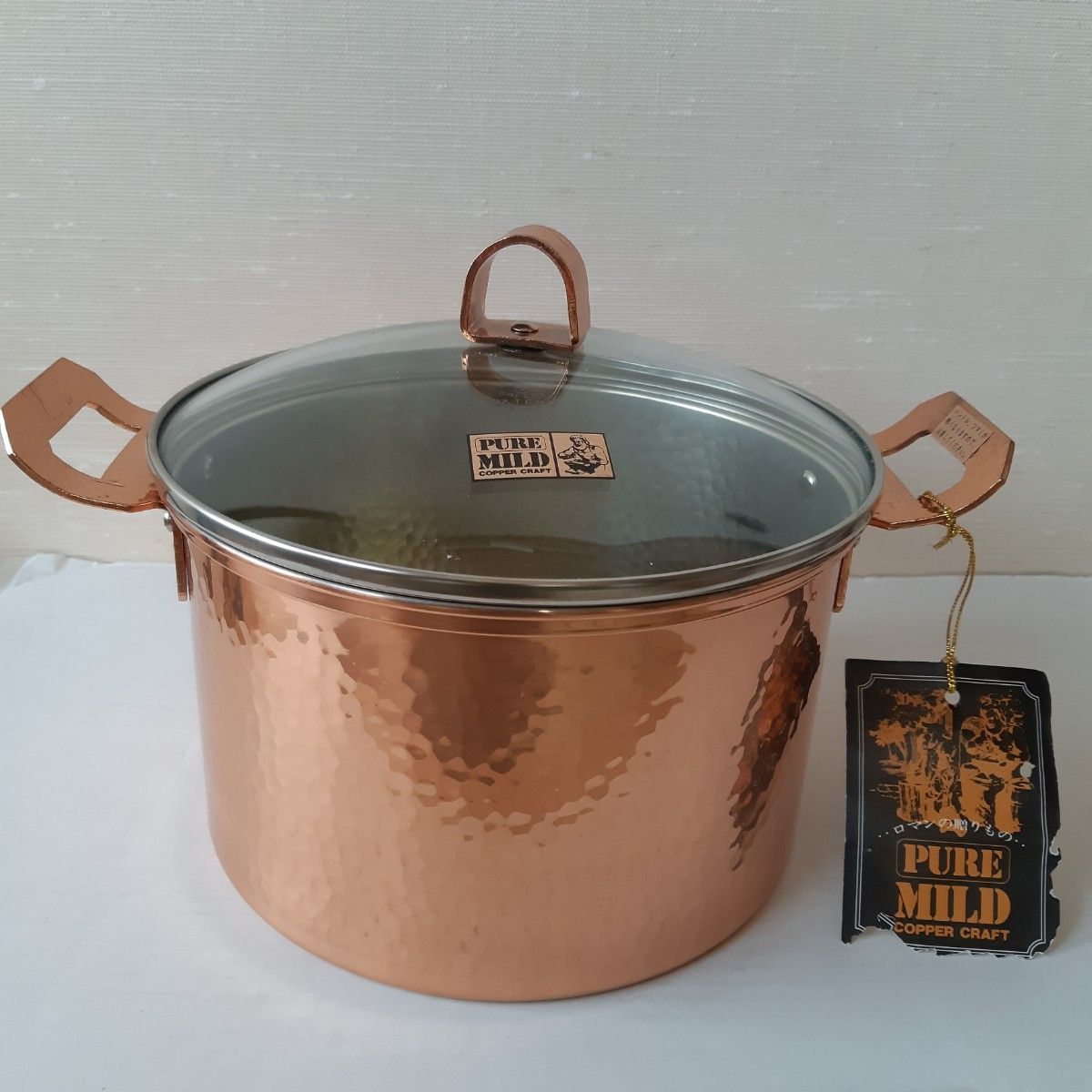 PURE MILD COPPER CRAFT銅工芸品 両手鍋 寸胴 蓋付き|Yahoo PURE MILD COPPER CRAFT銅工芸品 両手鍋 寸胴 蓋付き|Yahoo